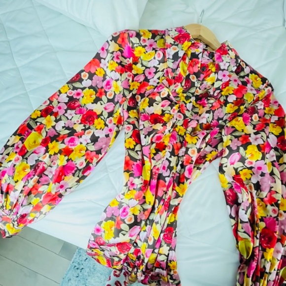 Ganni Organic Sik Mini Dress - Picture 1 of 7